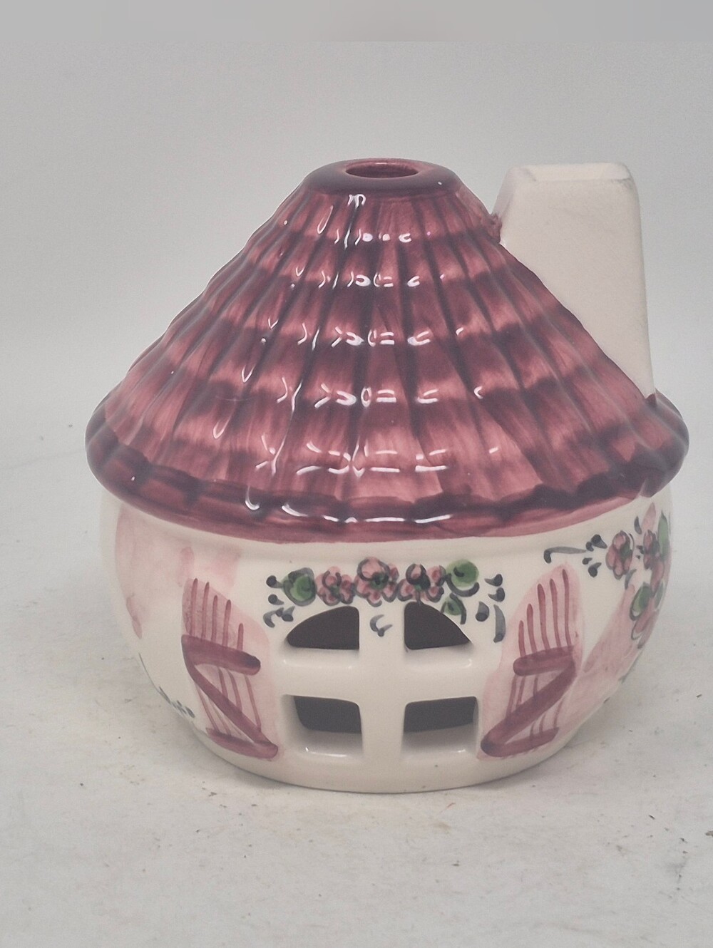 Ceramic Cottage Tea Light Cover